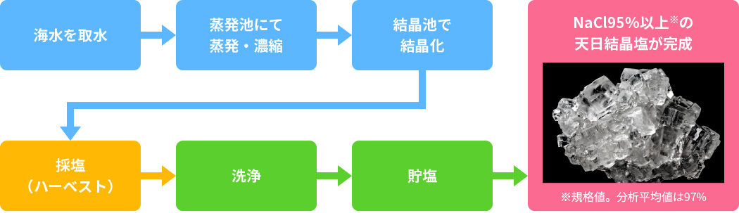 天日塩ができるまで